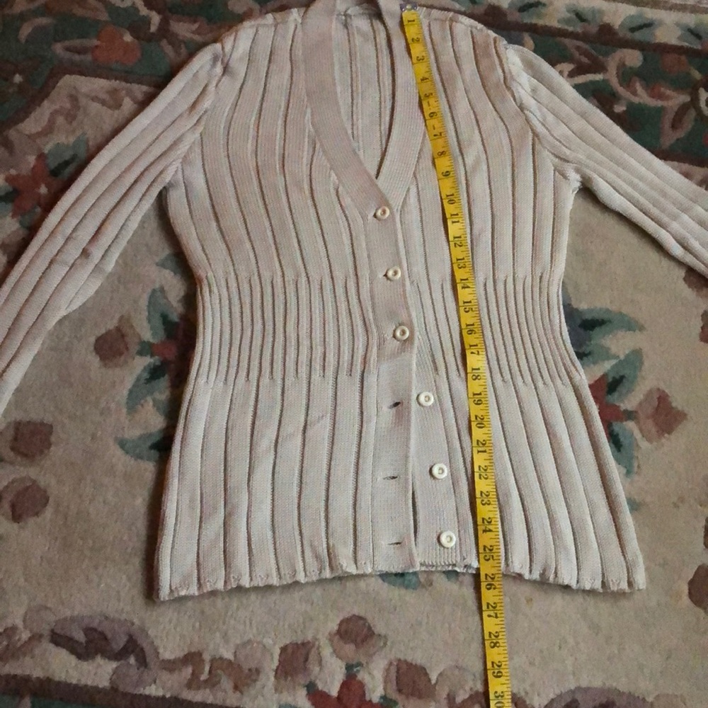 Beige Cardigan women’s size Small